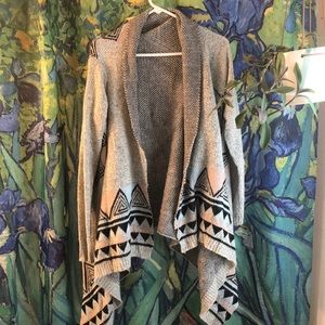 Geometric Cardigan Sweater